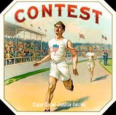 Contest cigar box label