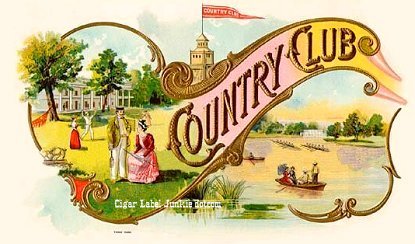 Country Club-cigar box label
