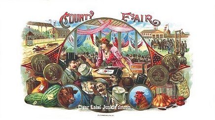County Fair- cigar box label