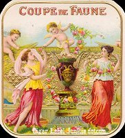 Coupe Faune outer cigar box label