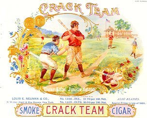 Crack Team-cigar box label