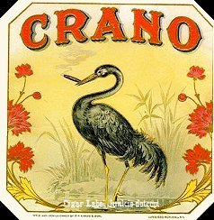 Crano- cigar box label