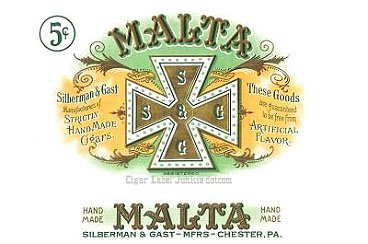Malta- cigar box label