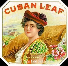 Cuban Leaf 2 cigar label