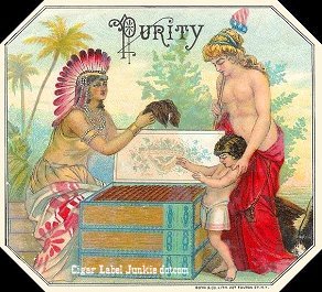 Purity- cigar box label