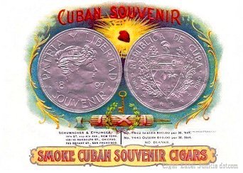 currency/silver cigar box label theme