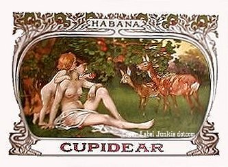 Cupidear- cigar box label