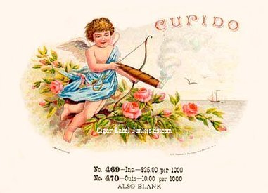 Cupido 3- cigar box label