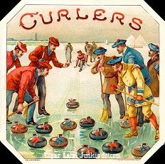 Curlers cigar label