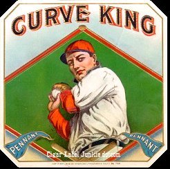 Curve King- cigar box label