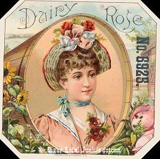 Dairy Rose cigar label