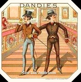 Dandies- cigar box label