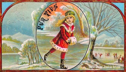 Fur Tips- cigar box label