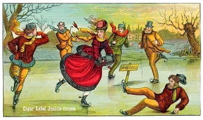 Dangerous cigar box label