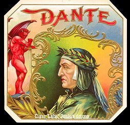 Dante 22 outer cigar label