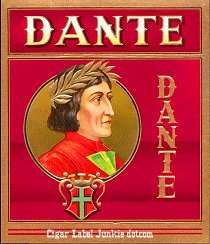 Dante Red outer cigar label