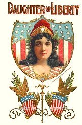 Daughter of Liberty- cigar box label