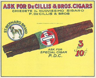 De Cillis-inner cigar label