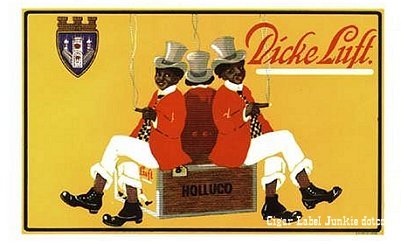 Dicke Luft cigar box label