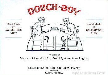 Dough Boy cigar box label