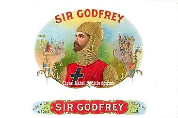 Sir Godfrey- cigar box label