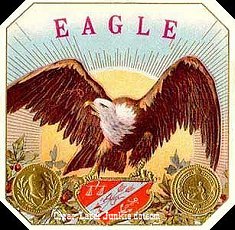 Eagle cigar label