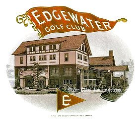 Edgewater Golf Club-cigar box label