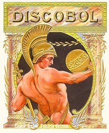 Discobal- cigar box label