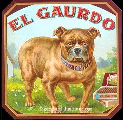 El Gaurdo Brown outer cigar label
