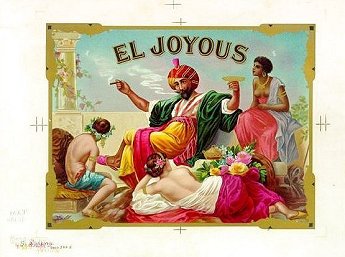 El Joyous cigar label