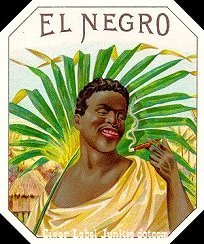 El Negro cigar label