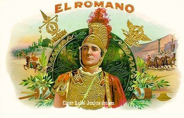 romans theme cigar label