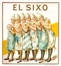 El Sixo cigar box label