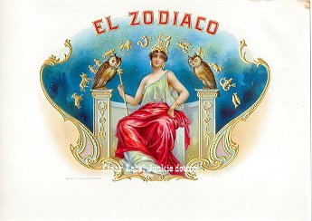 El Zodiaco inner cigar label