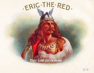 Eric the Red-cigar box label