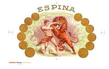 Espina prf- cigar box label