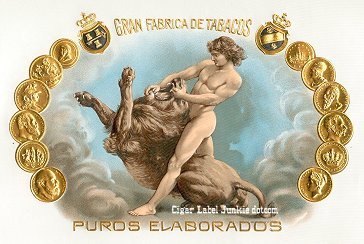 El Domador- cigar box label
