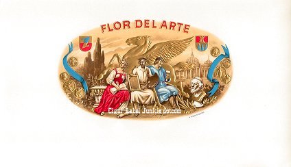 FD Arte inner cigar label