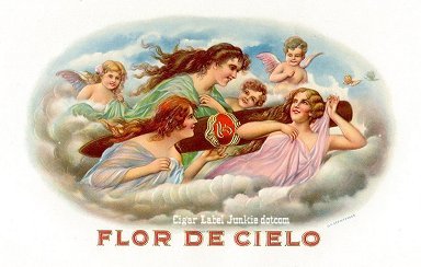 FD Cielo- cigar box label