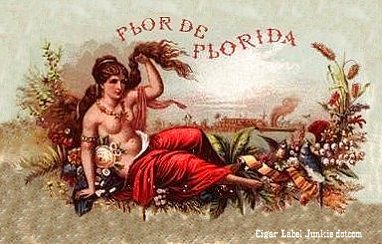 FD Florida- cigar box label
