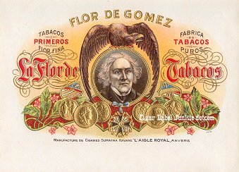 FD Gomez inner cigar label
