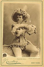 Pauline Hall pic cigar box label