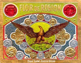FD Region out cigar box label