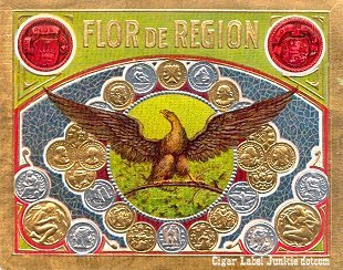 FD Region outer cigar label