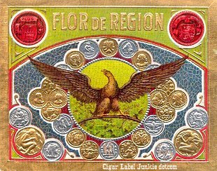 FD Region outer cigar box label