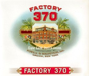 Factory 370 inner cigar label