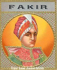 Fakir cigar label