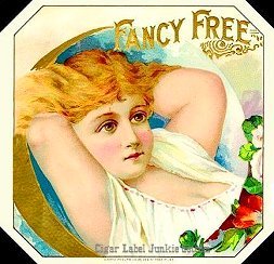Fancy Free- cigar label