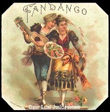 Fandango cigar box label