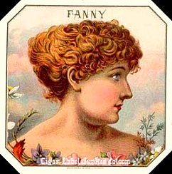 Fanny Davenport 3 cigar box label